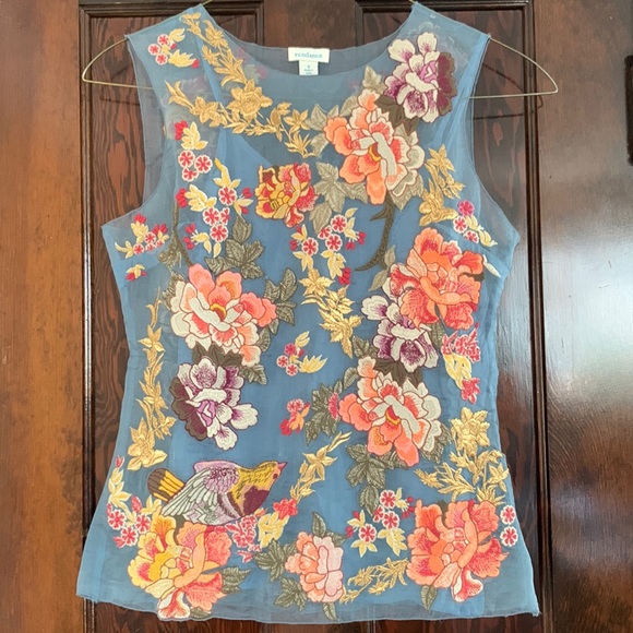 Sundance Tops - Sundance embroidered top